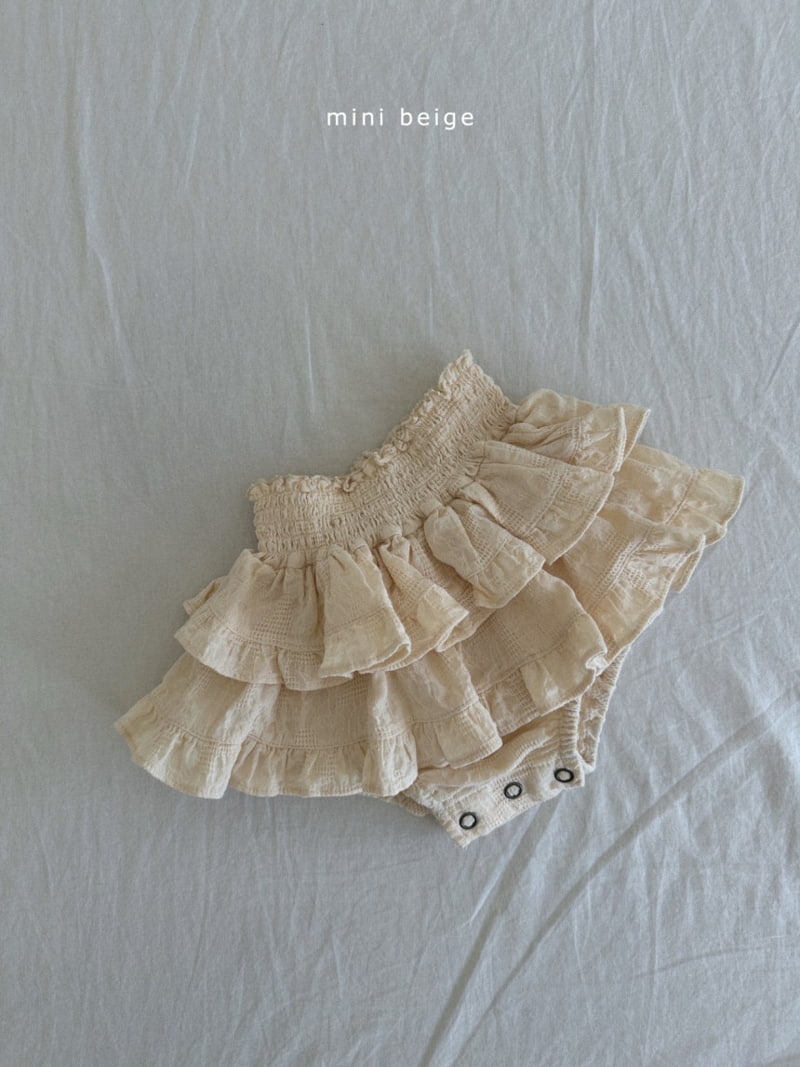 The Beige - Korean Baby Fashion - #onlinebabyboutique - Smocked Bloomer