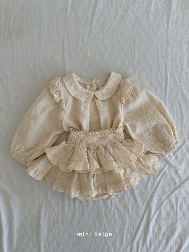 The Beige - Korean Baby Fashion - #smilingbaby - Smocked Bloomer - 3