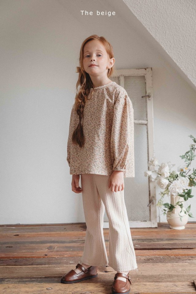 The Beige - Korean Children Fashion - #Kfashion4kids - Knit Bootscut Pants - 7