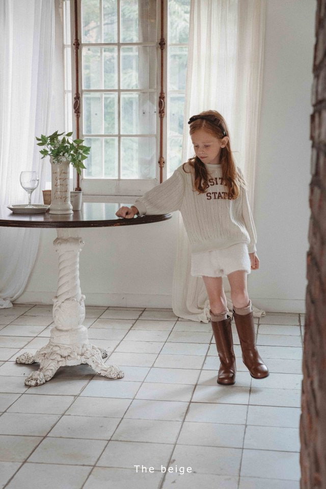 The Beige - Korean Children Fashion - #childofig - Knit Half Pants - 9