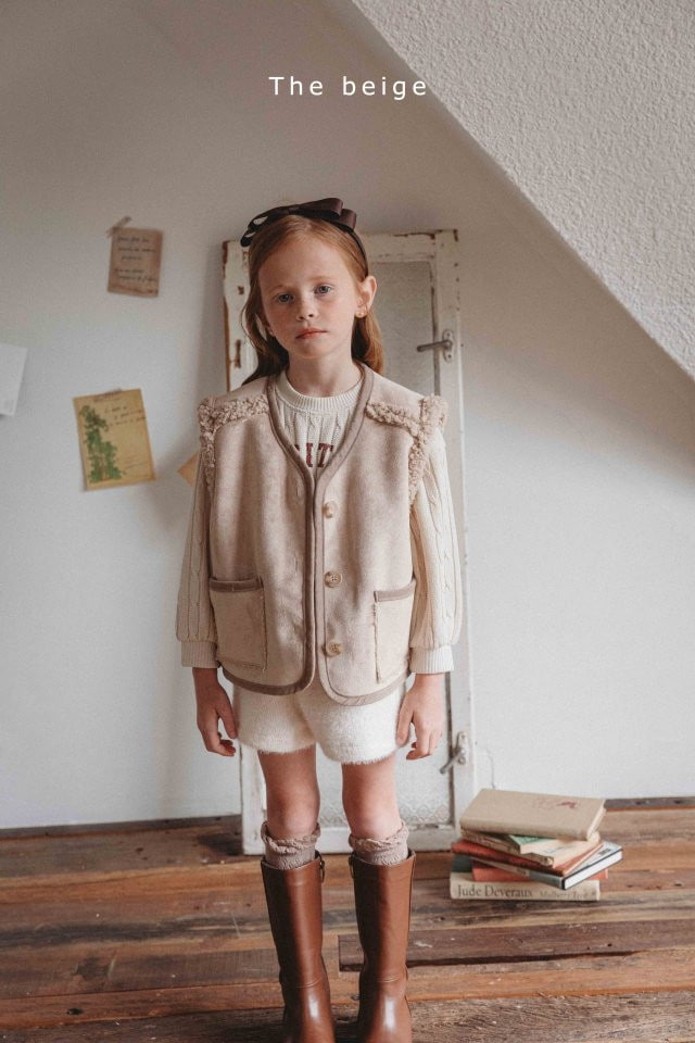 The Beige - Korean Children Fashion - #childofig - Mustang Vest - 5