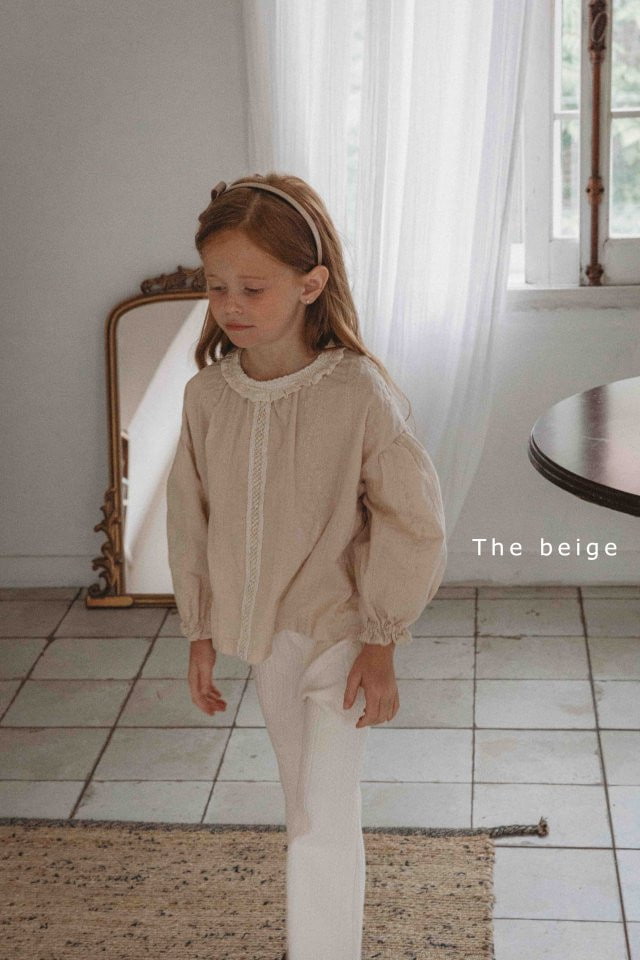 The Beige - Korean Children Fashion - #discoveringself - Lace Blouse