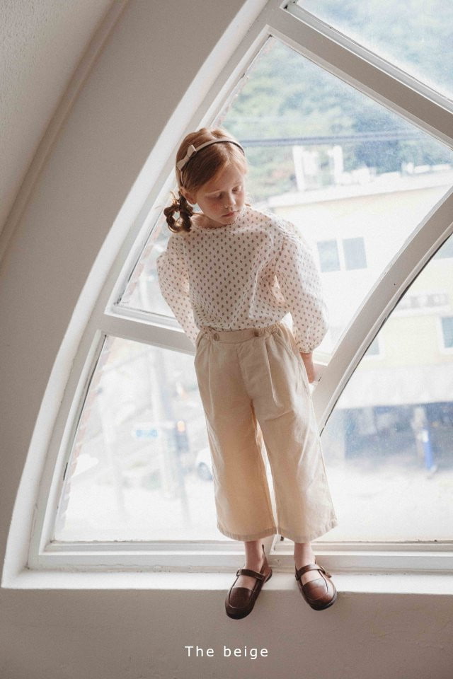 The Beige - Korean Children Fashion - #fashionkids - Heart Cordury Pants - 11