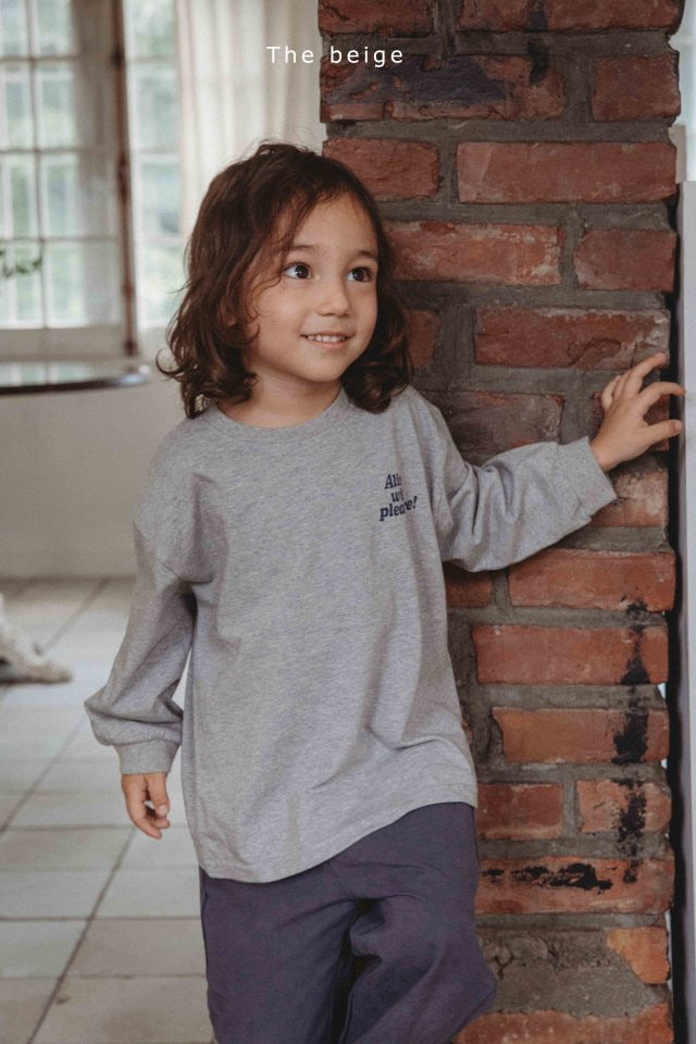 The Beige - Korean Children Fashion - #fashionkids - Single Lips Tee