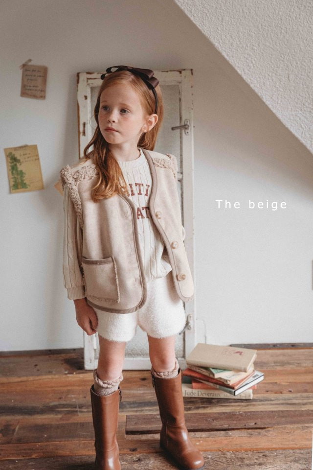 The Beige - Korean Children Fashion - #kidsshorts - Mustang Vest - 10