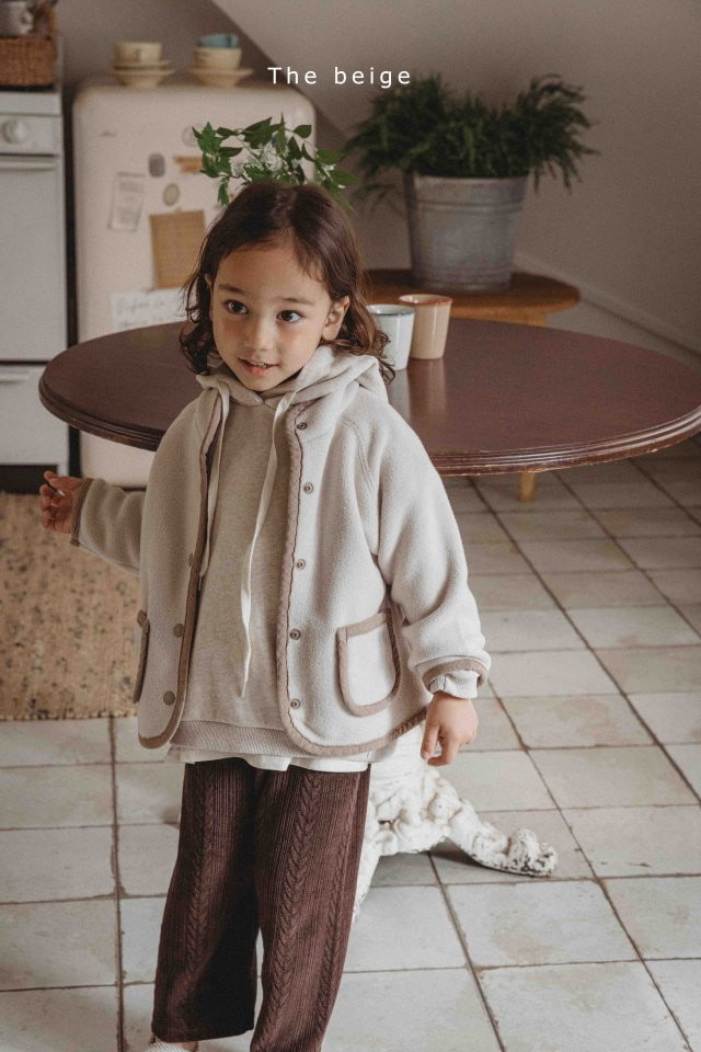 The Beige - Korean Children Fashion - #kidsstore - Fleece Jacket