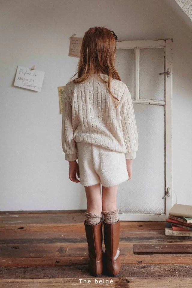 The Beige - Korean Children Fashion - #littlefashionista - Knit Half Pants - 5