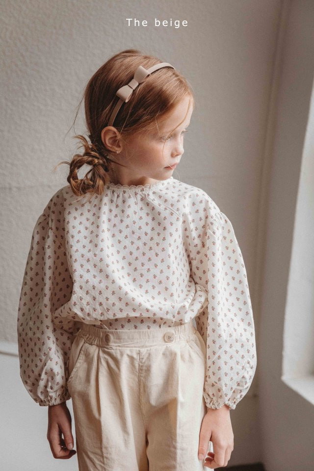 The Beige - Korean Children Fashion - #littlefashionista - Floral Blouse - 5