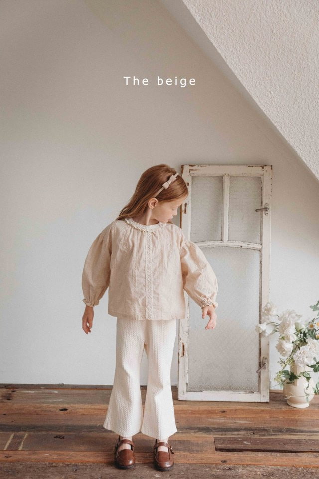 The Beige - Korean Children Fashion - #minifashionista - Lace Blouse - 9