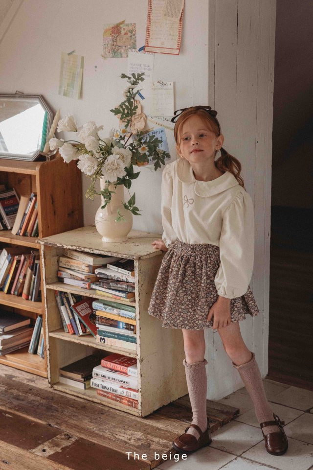 The Beige - Korean Children Fashion - #stylishchildhood - Corduroy Frill Skirt - 8