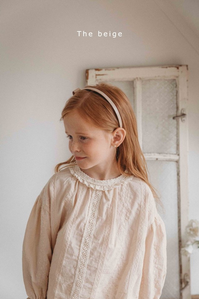 The Beige - Korean Children Fashion - #todddlerfashion - Lace Blouse - 11