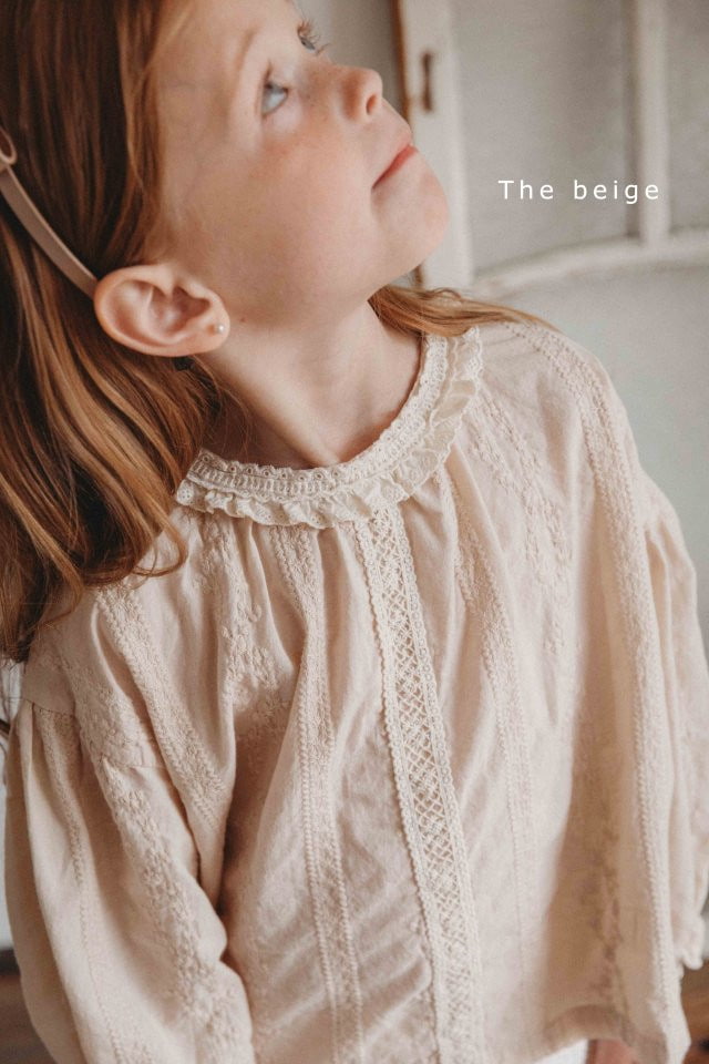 The Beige - Korean Children Fashion - #toddlerclothing - Lace Blouse - 12