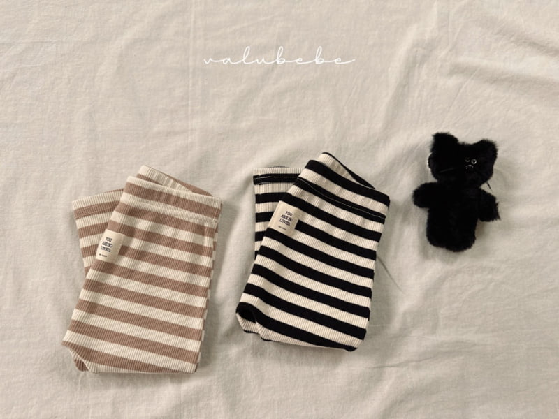 Valu Bebe - Korean Baby Fashion - #babyboutique - Bebe Stripe Leggings