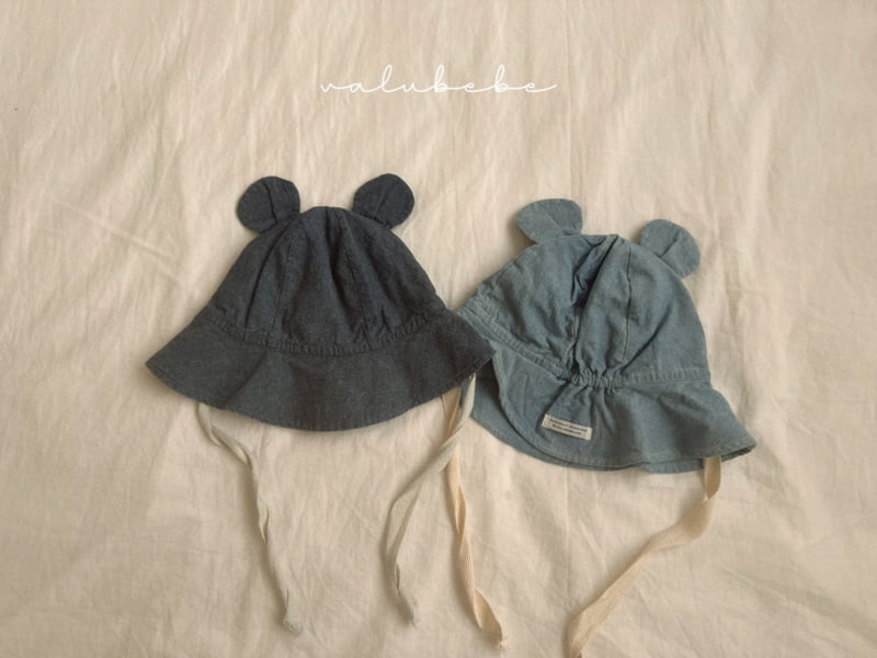 Valu Bebe - Korean Baby Fashion - #babyboutique - Denim Bear Bucket Hat