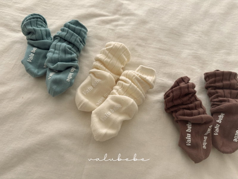 Valu Bebe - Korean Baby Fashion - #babyboutique - Bebe Daily Rib Socks