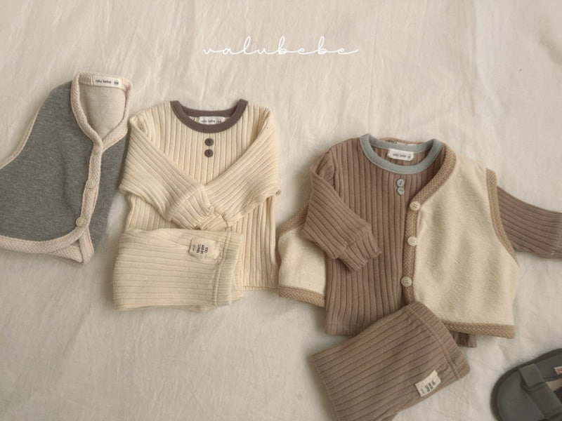 Valu Bebe - Korean Baby Fashion - #babyboutique - Mocha Vest - 8