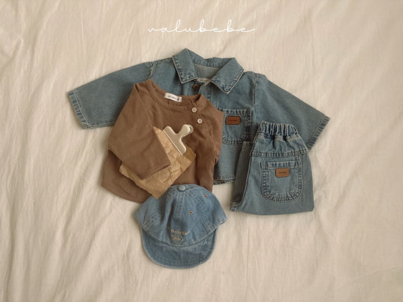 Valu Bebe - Korean Baby Fashion - #babyboutique - Toy Denim Shirts Jacket - 3