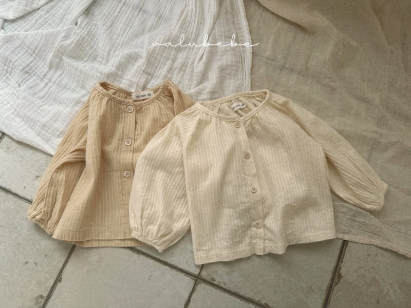 Valu Bebe - Korean Baby Fashion - #babyboutique - Natural Bangbang Blouse - 2