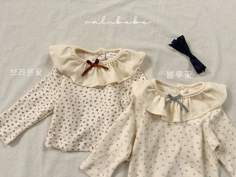 Valu Bebe - Korean Baby Fashion - #babyboutique - Bebe Ribbon Ruffle Tee