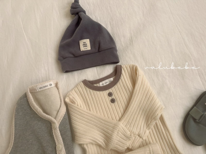 Valu Bebe - Korean Baby Fashion - #babyboutiqueclothing - Peach Knit Beanie - 9