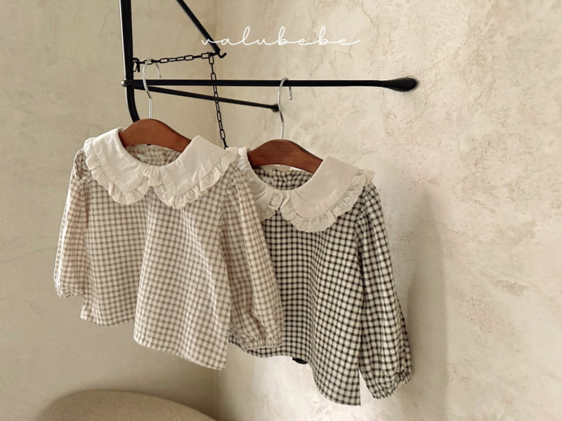 Valu Bebe - Korean Baby Fashion - #babyclothing - Bebe Classic Check Blouse - 10