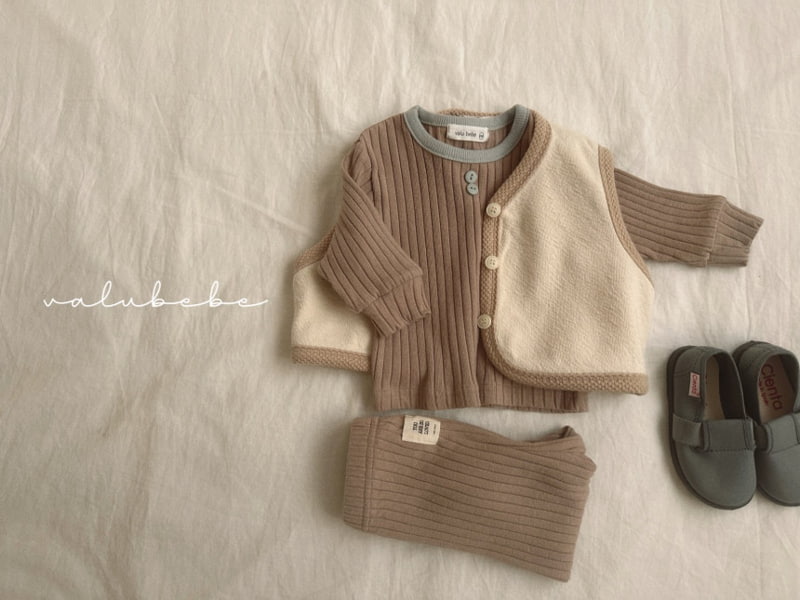 Valu Bebe - Korean Baby Fashion - #babyclothing - Mocha Vest - 10