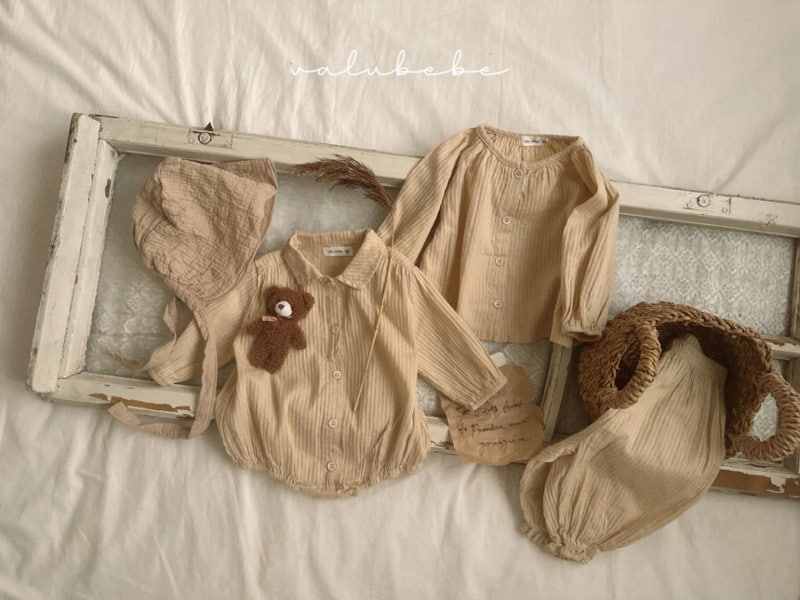 Valu Bebe - Korean Baby Fashion - #babyboutiqueclothing - Natural Bangbang Blouse - 4