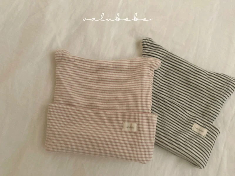 Valu Bebe - Korean Baby Fashion - #babyclothing - Stripe Cat Beanie - 11