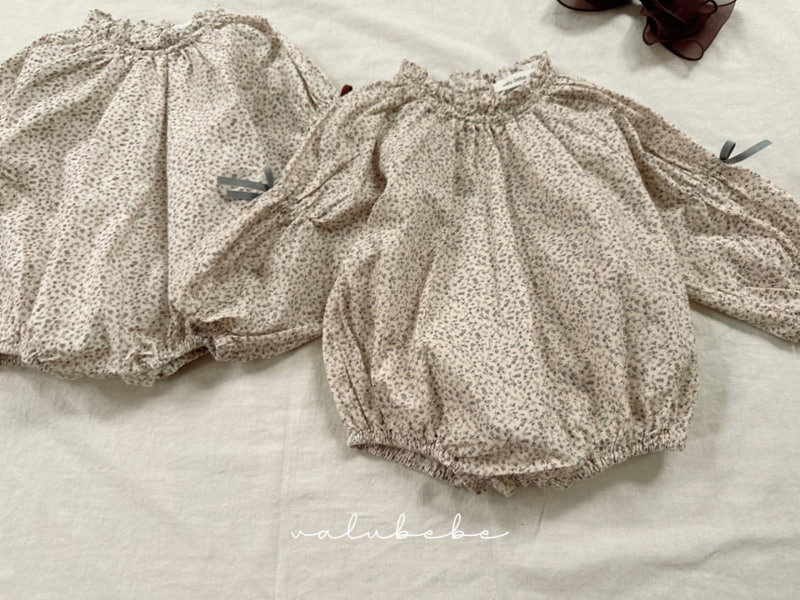 Valu Bebe - Korean Baby Fashion - #babyfashion - Bebe Lani Flower Ribbon Bodysuit - 6