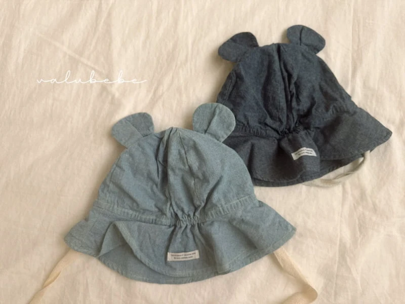 Valu Bebe - Korean Baby Fashion - #babyfashion - Denim Bear Bucket Hat - 5