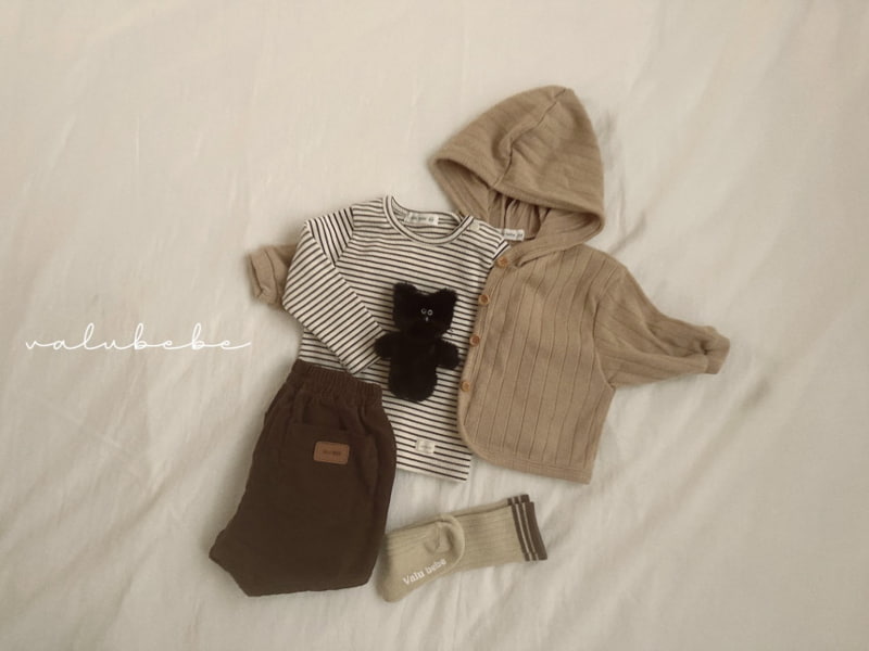 Valu Bebe - Korean Baby Fashion - #babyclothing - Latte Rib Cardigan - 4