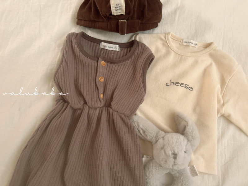 Valu Bebe - Korean Baby Fashion - #babyfever - Cheese Soft Tee - 9