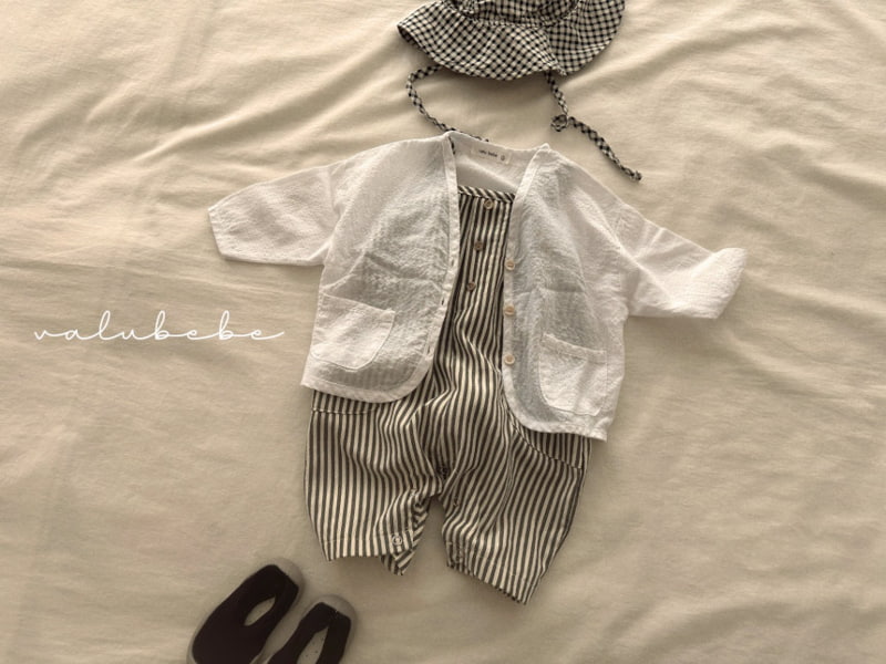 Valu Bebe - Korean Baby Fashion - #babyfever - Bebe Tom Suspender Bodysuit - 8