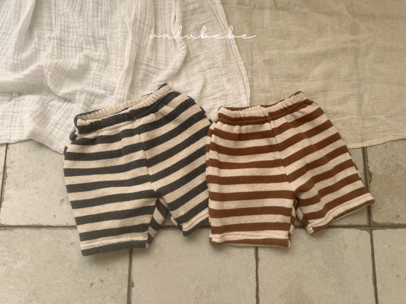 Valu Bebe - Korean Baby Fashion - #babyfever - Stripe Short Pants - 2