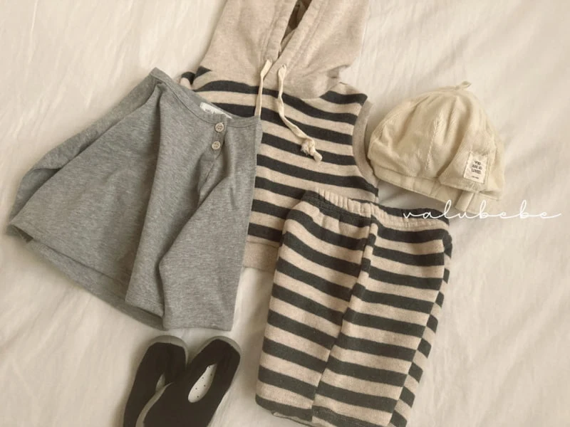 Valu Bebe - Korean Baby Fashion - #babyfever - Stripe Hoodie - 8