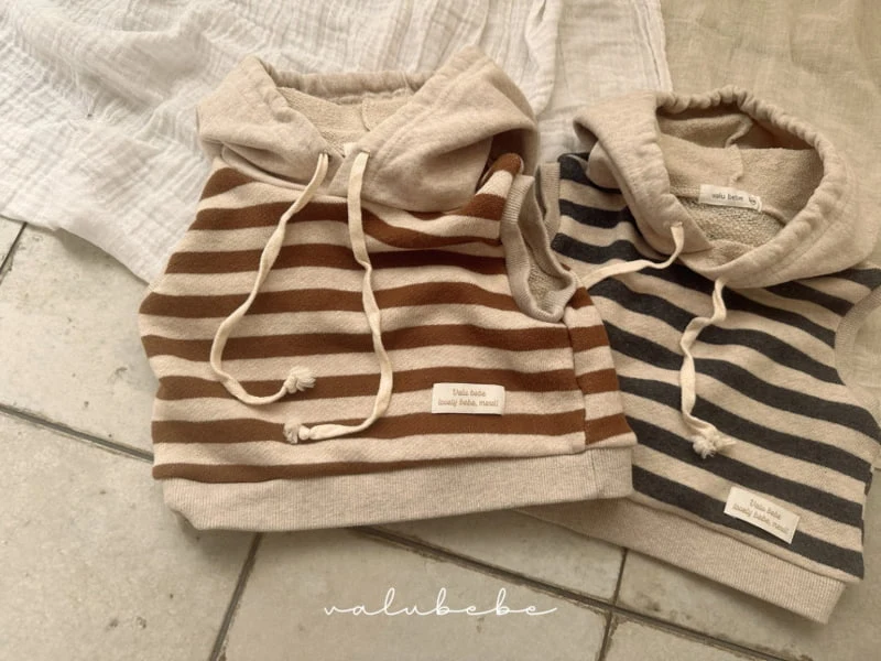 Valu Bebe - Korean Baby Fashion - #babygirlfashion - Stripe Hoodie - 9