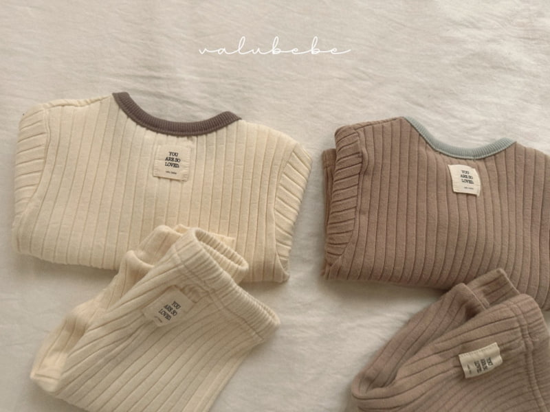 Valu Bebe - Korean Baby Fashion - #babylifestyle - Bebe Ttotto Rib Set - 10