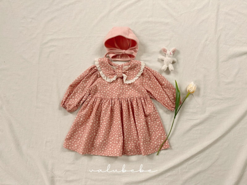 Valu Bebe - Korean Baby Fashion - #babylifestyle - Bebe Flower Collar One-piece - 3