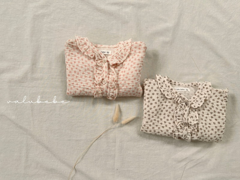 Valu Bebe - Korean Baby Fashion - #babylifestyle - Small Flower Frill Cardigan