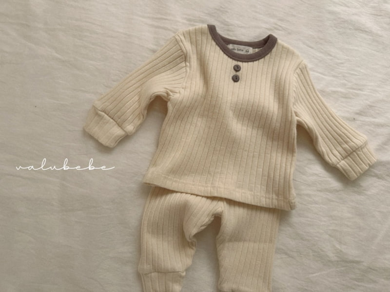 Valu Bebe - Korean Baby Fashion - #babyoninstagram - Bebe Ttotto Rib Set - 11