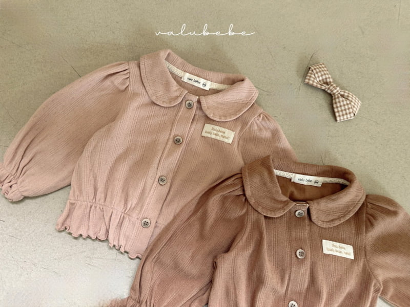 Valu Bebe - Korean Baby Fashion - #babyoninstagram - Bebe Laurie Puff Cardigan - 5