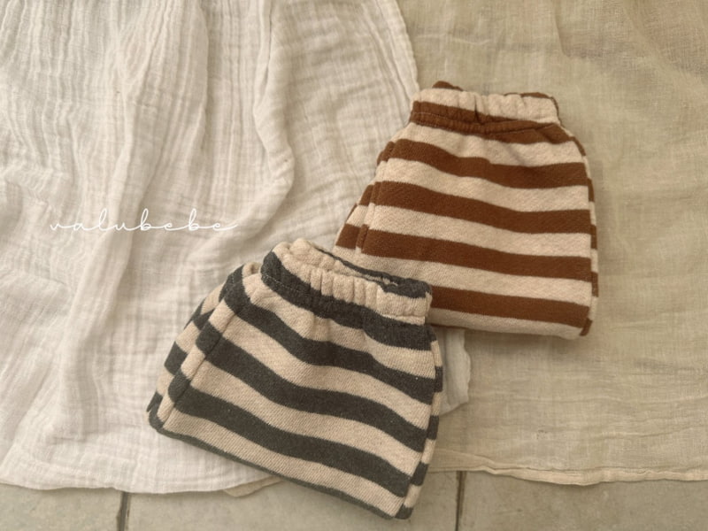 Valu Bebe - Korean Baby Fashion - #babyoninstagram - Stripe Short Pants - 5