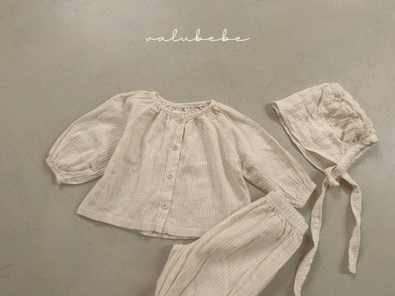 Valu Bebe - Korean Baby Fashion - #babyoninstagram - Natural Bangbang Blouse - 9