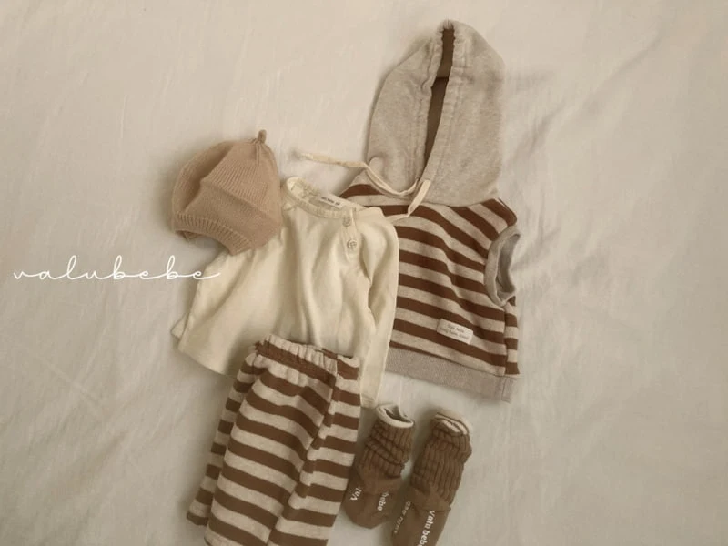 Valu Bebe - Korean Baby Fashion - #babyoninstagram - Stripe Hoodie - 11