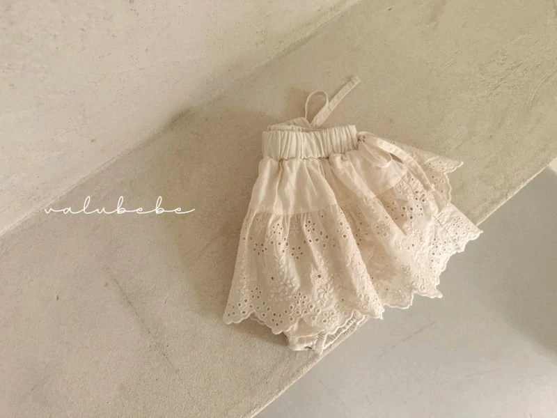 Valu Bebe - Korean Baby Fashion - #babyoninstagram - Bebe Lace Skirt Bloomer - 2