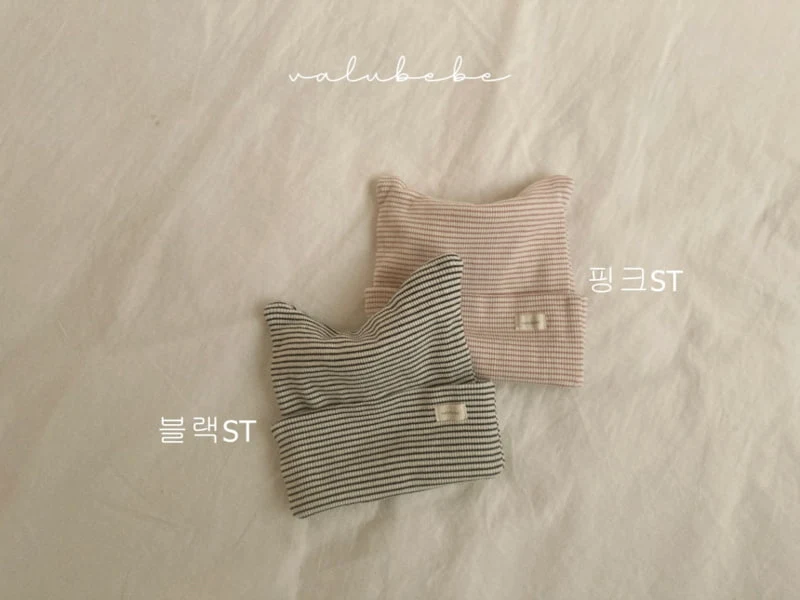 Valu Bebe - Korean Baby Fashion - #babyoninstagram - Stripe Cat Beanie