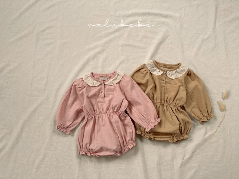 Valu Bebe - Korean Baby Fashion - #babyootd - Bebe Lace Puff Boydsuit - 11