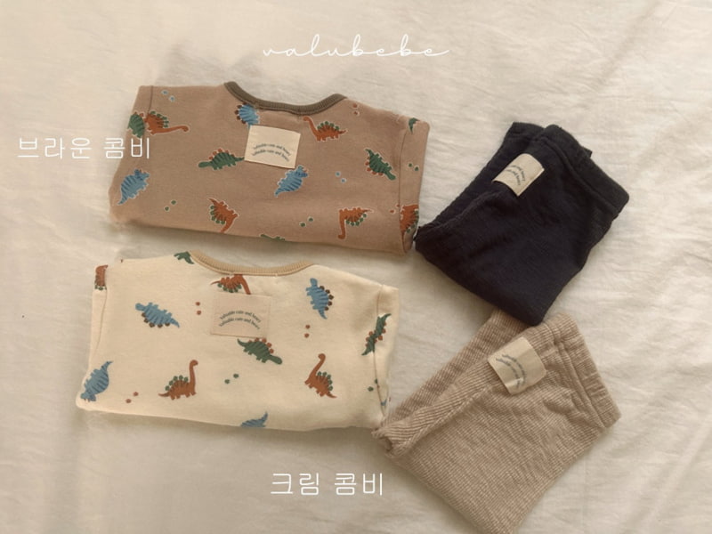 Valu Bebe - Korean Baby Fashion - #babyootd - Bebe Dino Combi Set