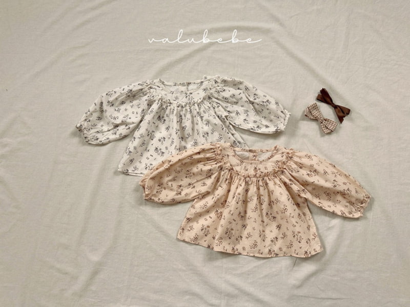 Valu Bebe - Korean Baby Fashion - #babyootd - Bebe Floral Blouse - 5