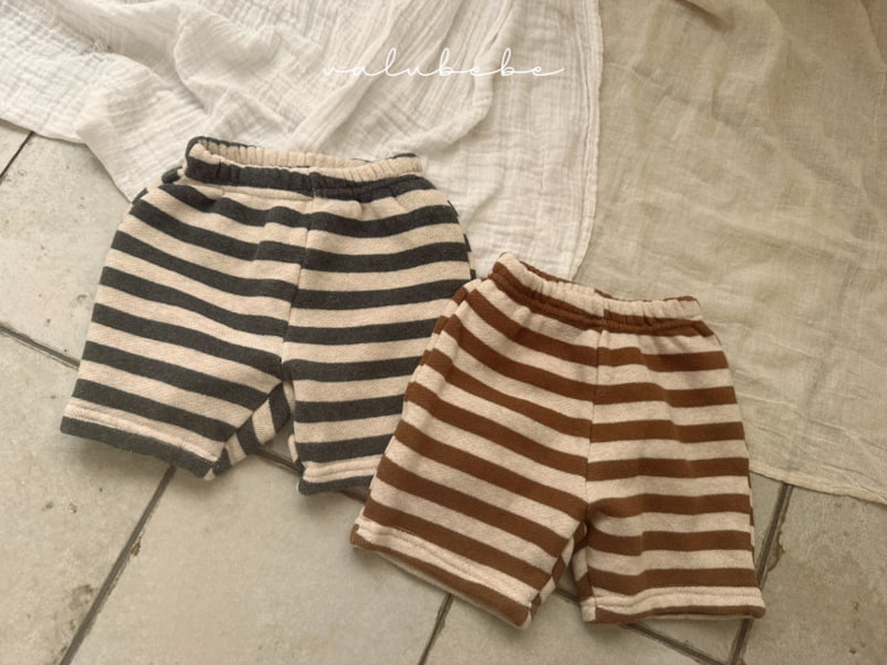 Valu Bebe - Korean Baby Fashion - #babyootd - Stripe Short Pants - 6